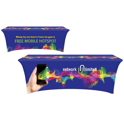 8' Digitally Printed Stretch Table Covers