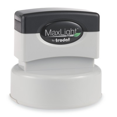 MaxLight™ Pre Inked Round Stamp (2" Diameter)