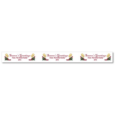 1" Polyester Satin Dye Sublimated Ribbon