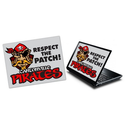 Laptop Skin Sticker - UV-Coated Vinyl - 8.5x11 Rectangle Shape