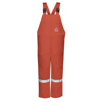 Bulwark Men's Midweight Excel FR ComforTouch Deluxe Insulated Bib Overall W/ Reflective Trim