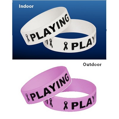 Custom 3/4" Ultra Violet Silicone Wristband