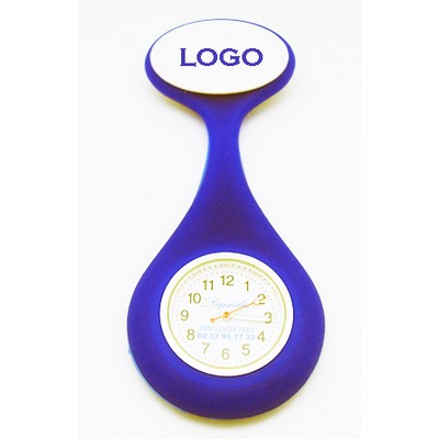 Silicone Oval Fob Nurse Watch