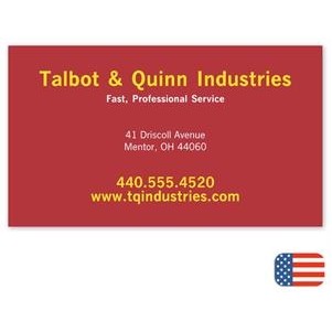 Jumbo Business Card Magnet