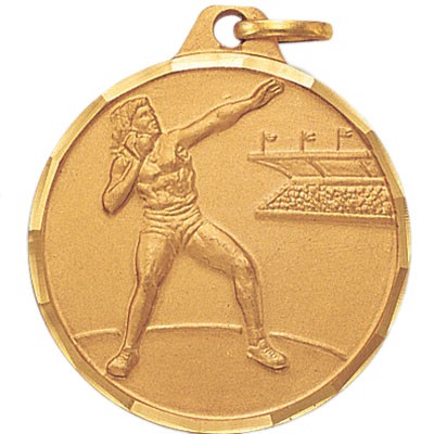 Female Shot Put E Series Die Struck Medal