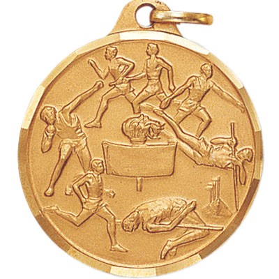 E Series Die Struck Track & Field Male General Medal