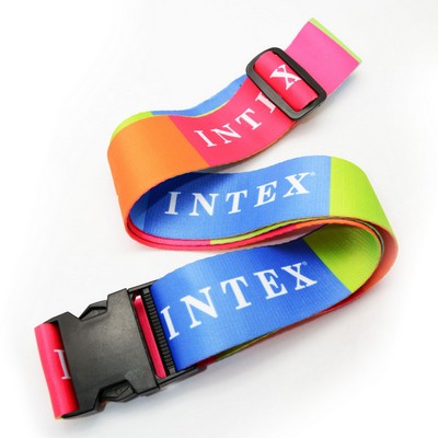 Dye Sublimation Polyester Luggage Strap (2"x 72")