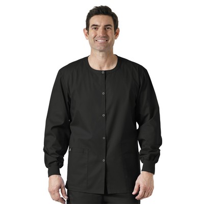 Wink® WORK Unisex Snap Front Warm-Up Jacket