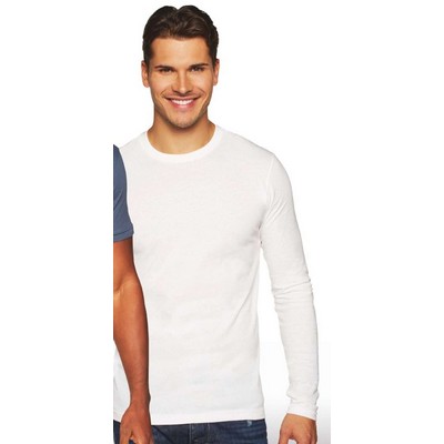 Next Level Apparel™ 100% Ringspun Cotton Long Sleeve Crew Neck Shirt