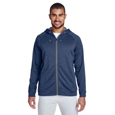 Team 365 Men's Excel Mélange Performance Fleece Jacket