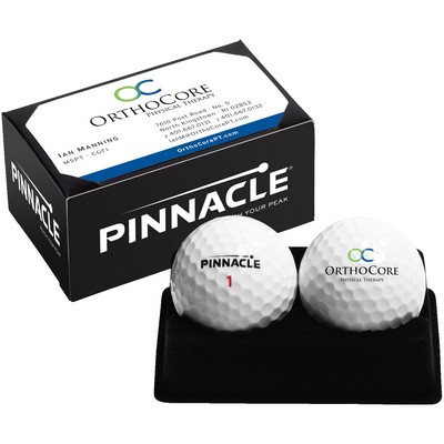 Pinnacle Rush 2- Golf Ball Business Card Box