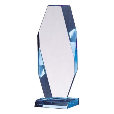 Sapphire Millennium Acrylic Award 9 3/4"H