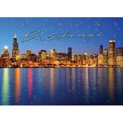 City by The Lake Season's Greetings Holiday Card