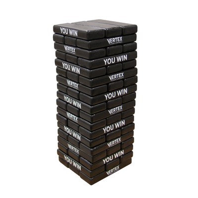 Jumbo Toppling Tower Blocks Game (2 Imprint, 1 Custom Color)