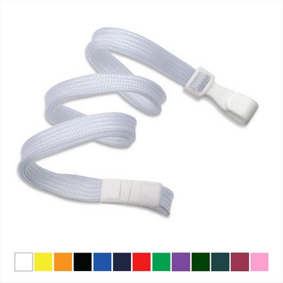 3/8" Tube Blank Lanyard with Breakaway (Wide Plastic Hook)