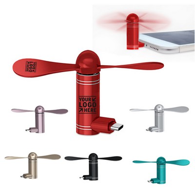 Aluminum Universal Cell Phone Fan