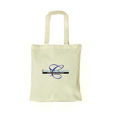 Medium Cotton Tote Bag with Bottom Gusset - 1 color (11"x13"x1.5")