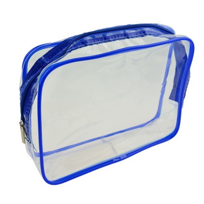 Medium Clear PVC Toiletry Bag