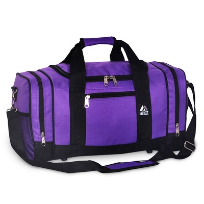 Everest Purple/Black Sporty Duffel Gear Bag