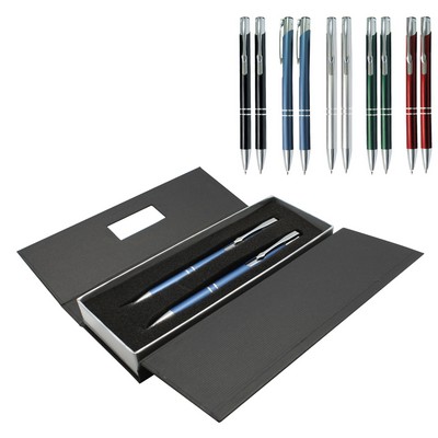 Metal Ballpoint Pen and Pencil Set