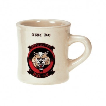 10 Oz. Vitrified Natural Military Coffee Mug