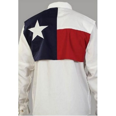 Tiger Hill Texas Flag Fishing Long Sleeve Shirt