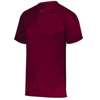 Augusta® Attain Two-Button Wicking Baseball Jersey