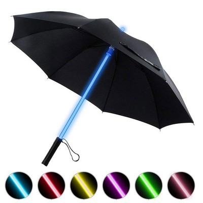 46" Dia Lighted Shaft LED Light Up Umbrella