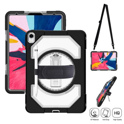 Kidder iPad Pro Protective Rugged Case with Kickstand & Shoulder Strap (White)