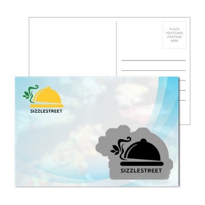 Post Card With Full-Color Cruise Ship Luggage Tag