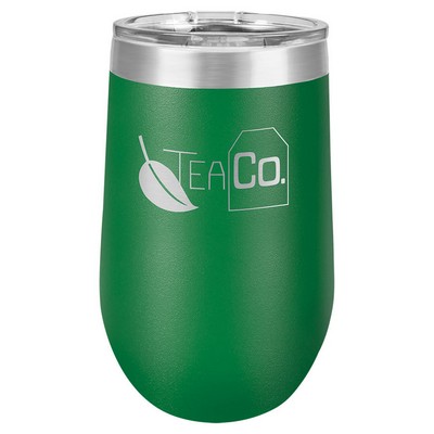 16 Oz. Wine Tumbler - Green