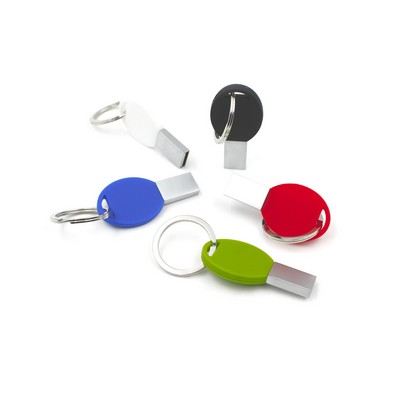 Key Shape Soft Feel Silicone Flash Drive