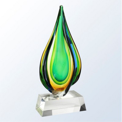 Green Eye2 Art Glass Award