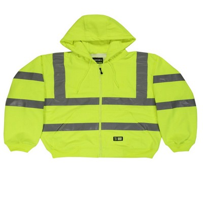 Berne Men's Hi-Visibility Hooded Active Sweatshirt