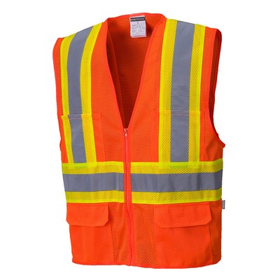 Tulsa Contrast Hi-Vis Mesh Vest