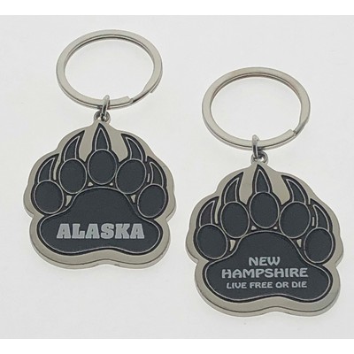 Bear Paw Key Tag