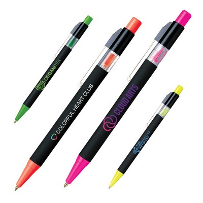 Neon Click-Action Plastic Pen (1 Color Imprint)