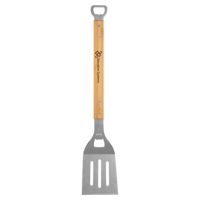 1.25" x 19.25" Bamboo Wood BBQ Spatula