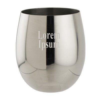 12 Oz. Stainless Steel Stemless Wine Glass