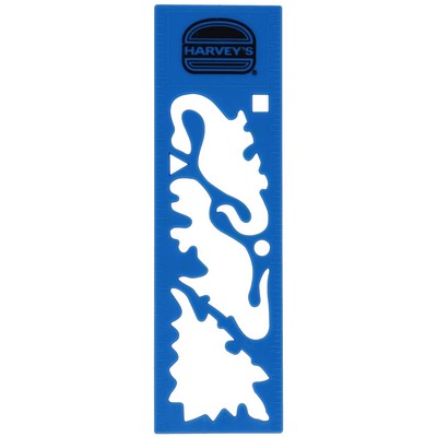 6" Dino Stencil Ruler with 1 color imprint