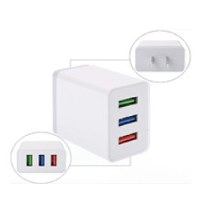 3-Port Wall Charger