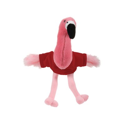 soft plush Flamingo with t-shirt