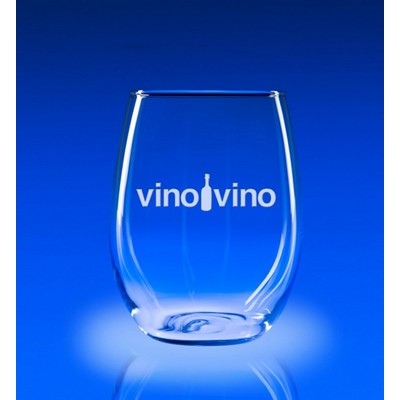 TRENDSETTER STEMLESS WINE Etched 21 oz