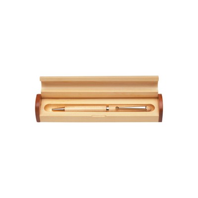 2.125" x 6.75" - Maple Wood Pen Case