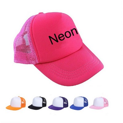 Neon Trucker Mesh Cap