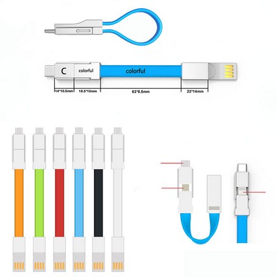 3 In 1 Magnet Charging Cable