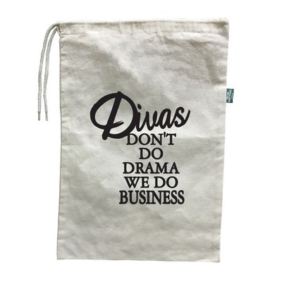 ORGANIC Drawstring Shoe Bag - 1 color (11" x 16")