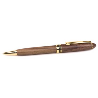 Illusion™ Walnut Wooden Twist Action Ballpoint Pen