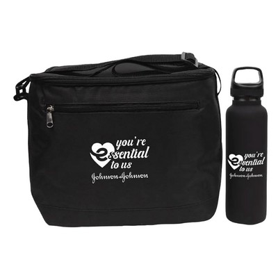 Keeping It Cool Gift Set With Cooler And Water Bottle