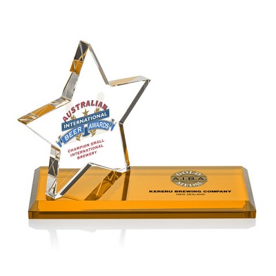 VividPrint™ Award - Northam Star/Amber 3"x7"